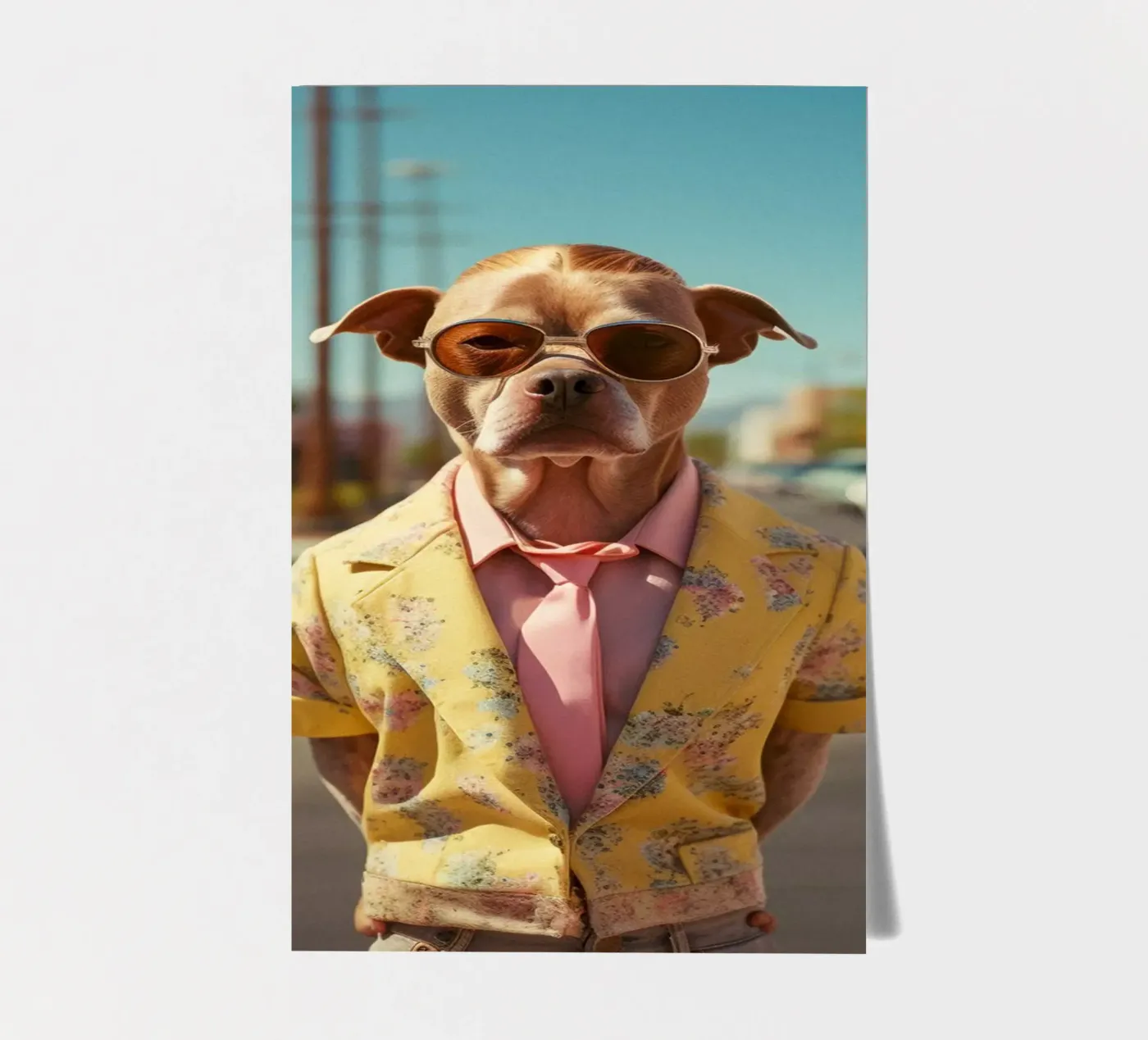 Asher stickervel van Affiches Chien Originales – Dogland