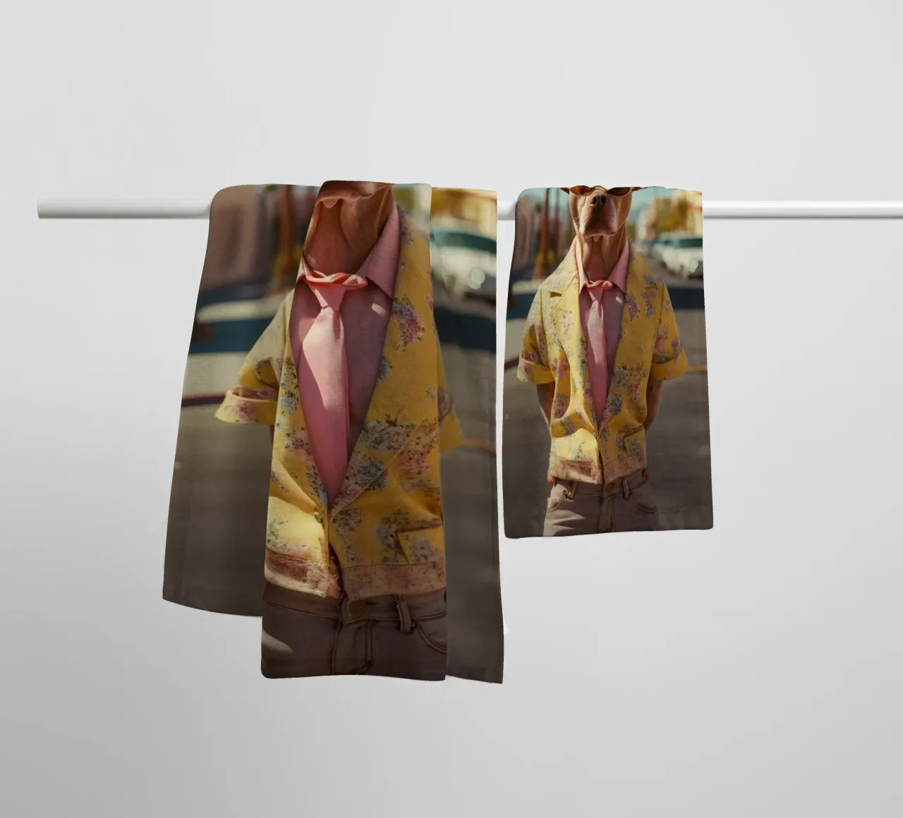 Asher badhanddoek van Affiches Chien Originales – Dogland