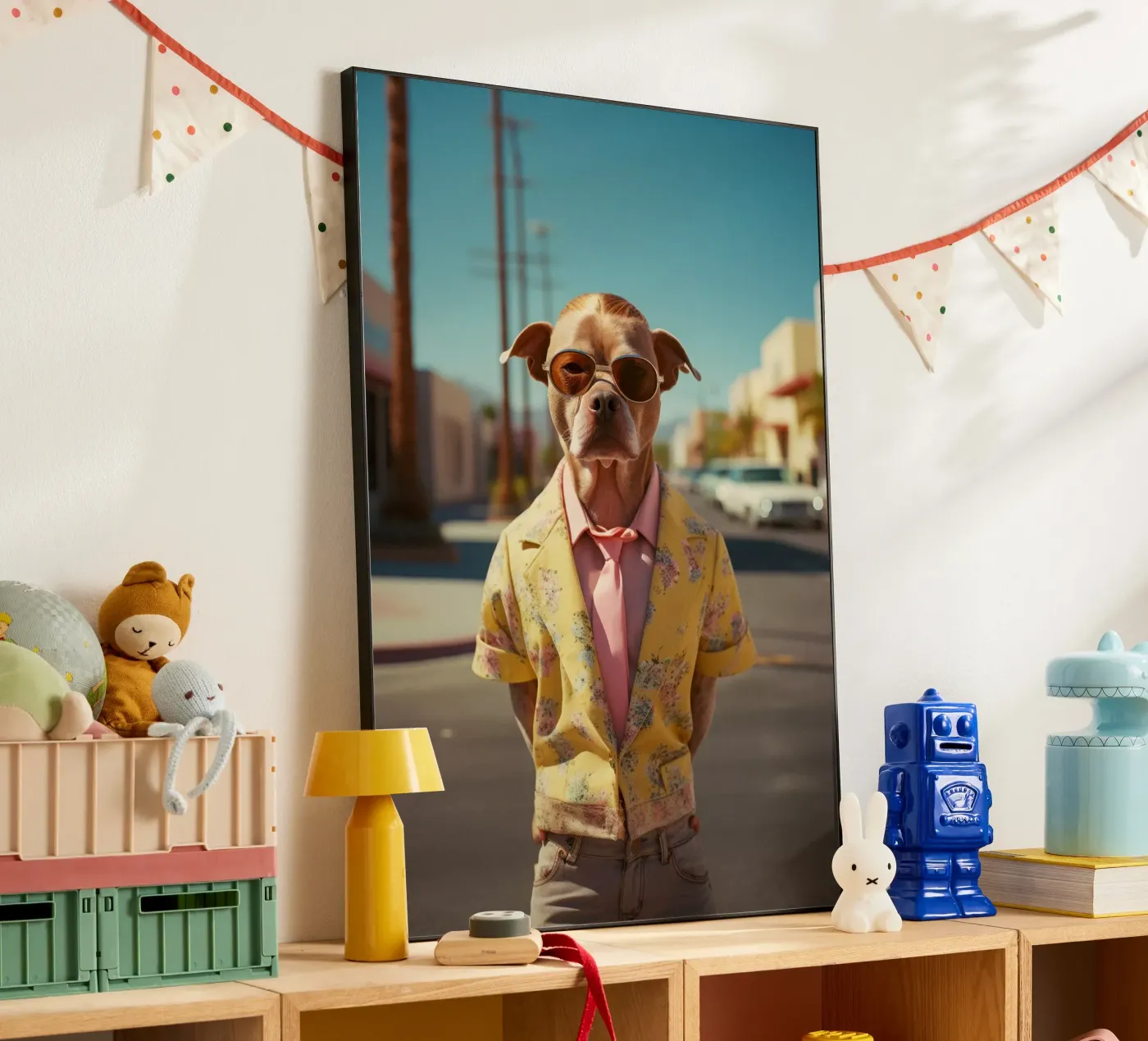 Asher alluminio dibond da Affiches Chien Originales – Dogland