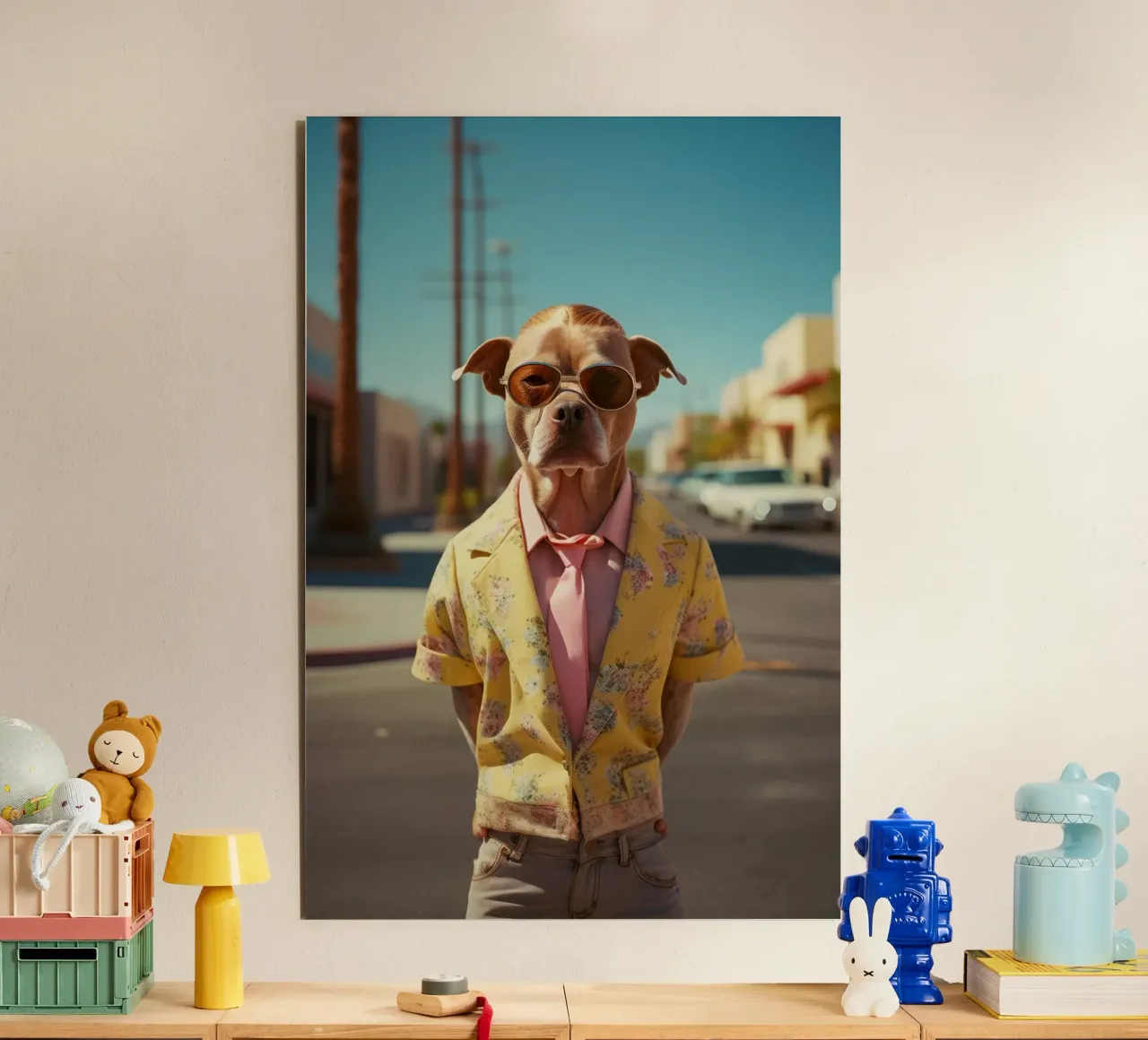 Asher forex plate by Affiches Chien Originales – Dogland