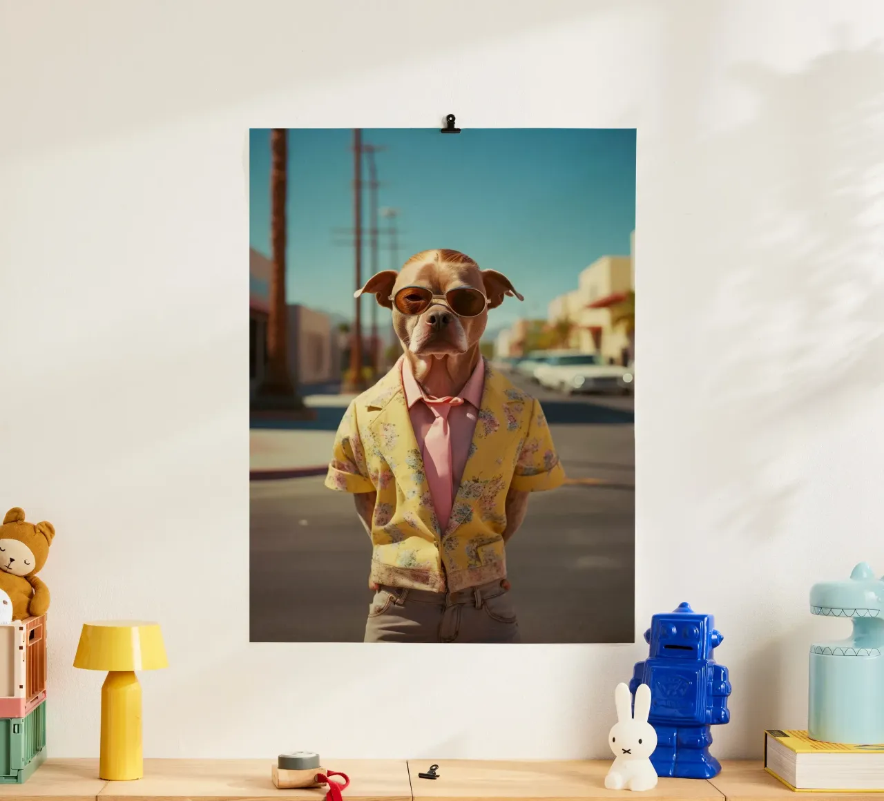 Asher poster da Affiches Chien Originales – Dogland
