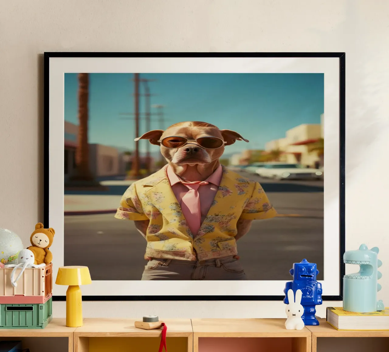 Asher poster da Affiches Chien Originales – Dogland