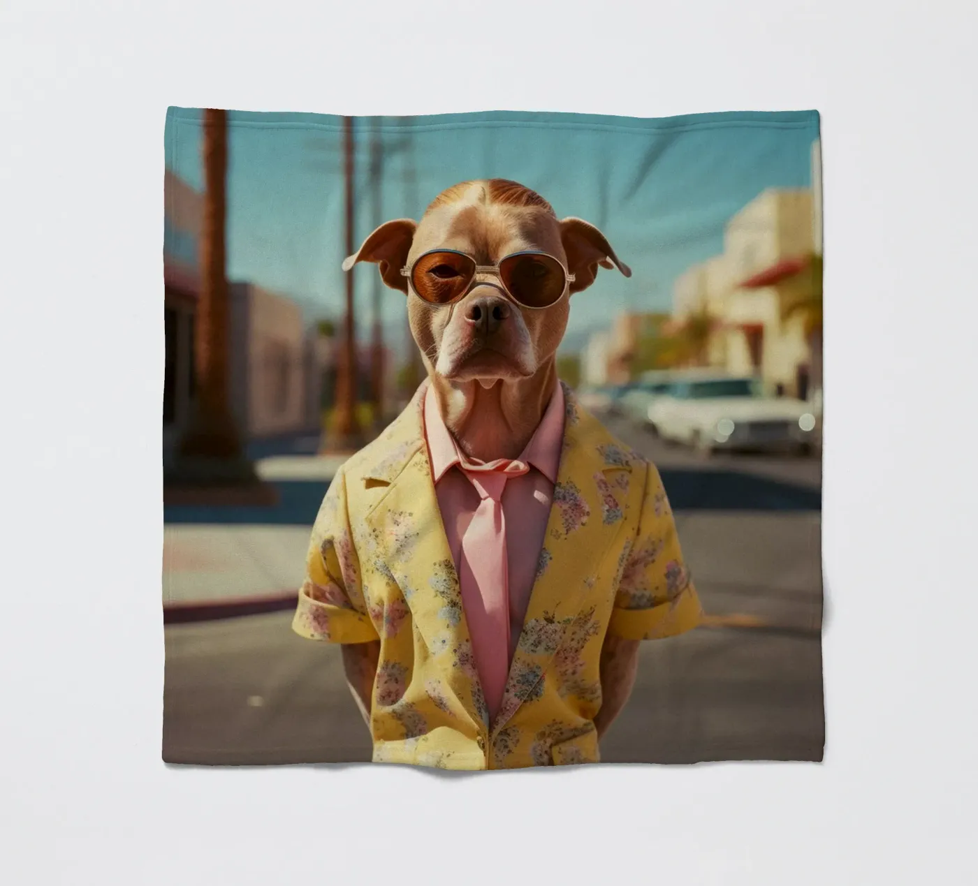 Asher plaid polaire de Affiches Chien Originales – Dogland