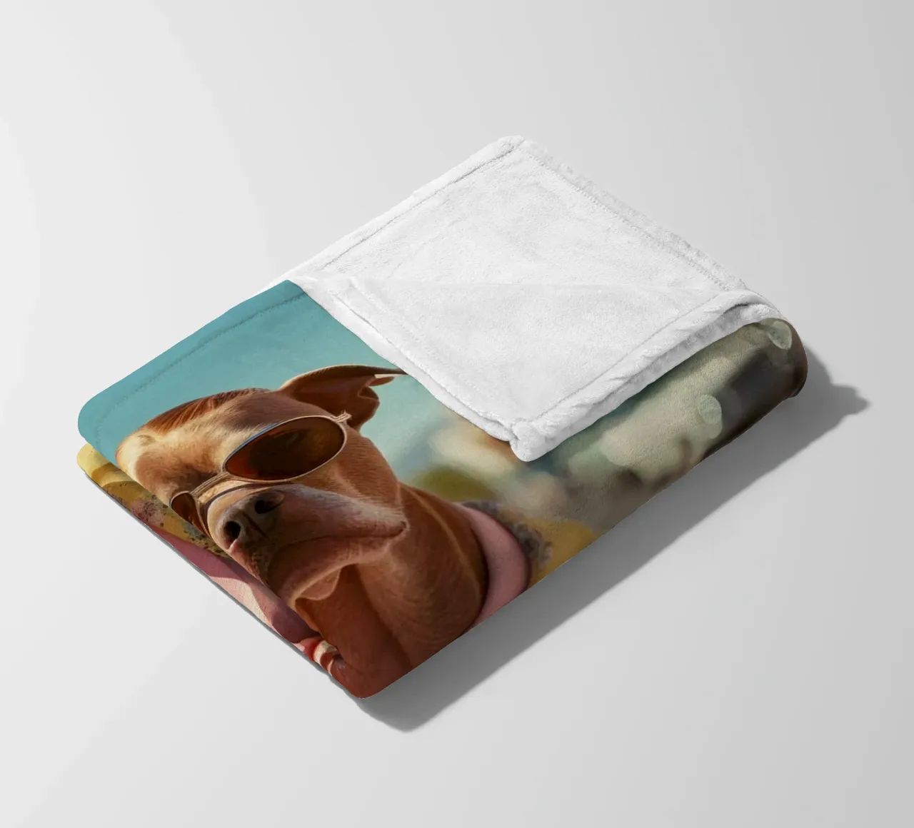 Asher Fleecedecke von Affiches Chien Originales – Dogland