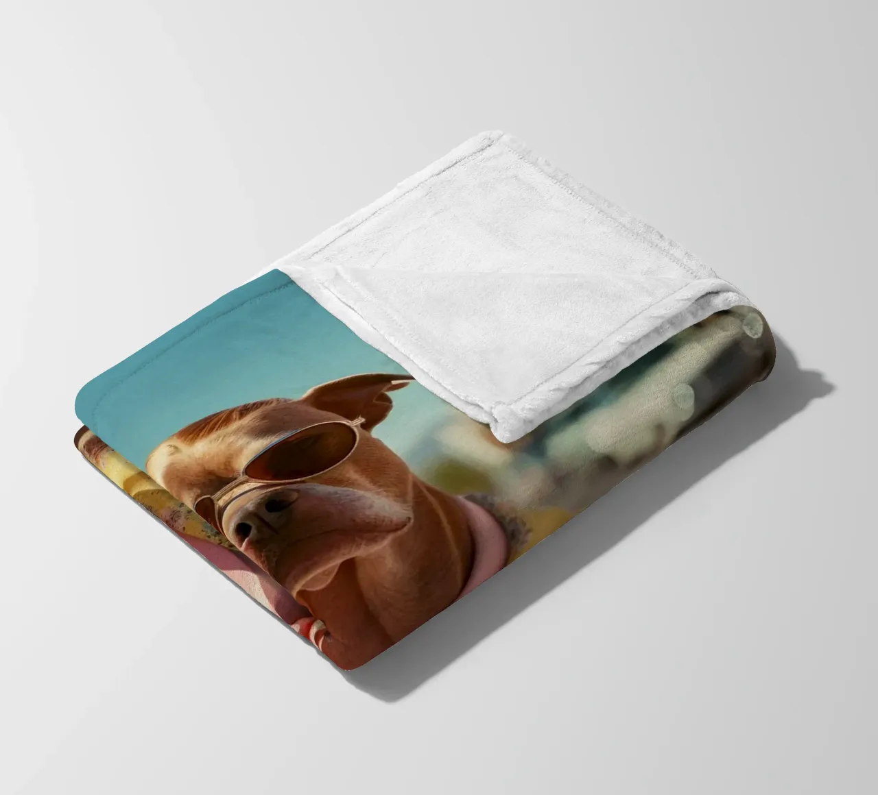 Asher Fleecedecke von Affiches Chien Originales – Dogland