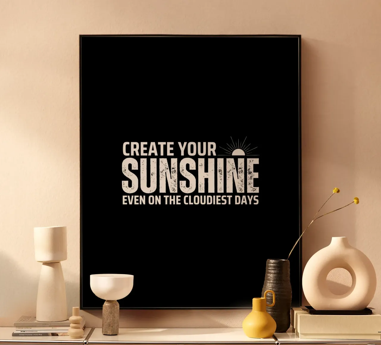 CREATE YOUR SUNSHINE plexiglass da BAWA