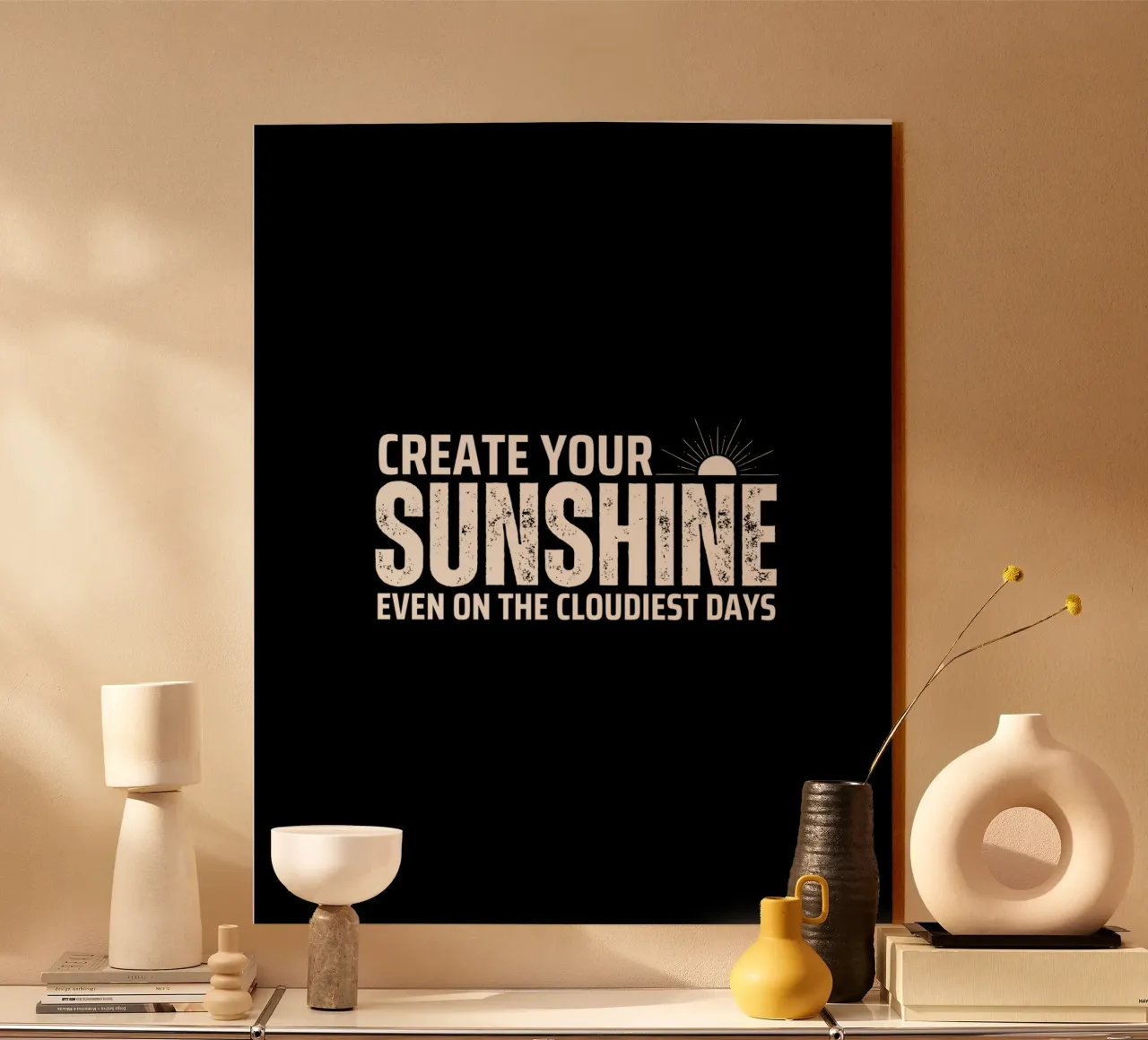 CREATE YOUR SUNSHINE plexiglass da BAWA