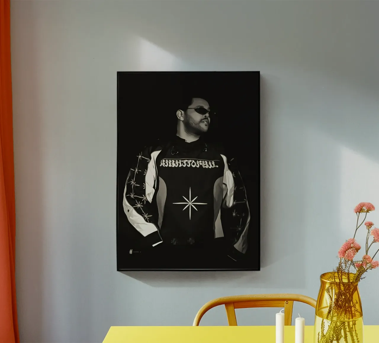 The Weeknd BW plexiglass da Music Vibes