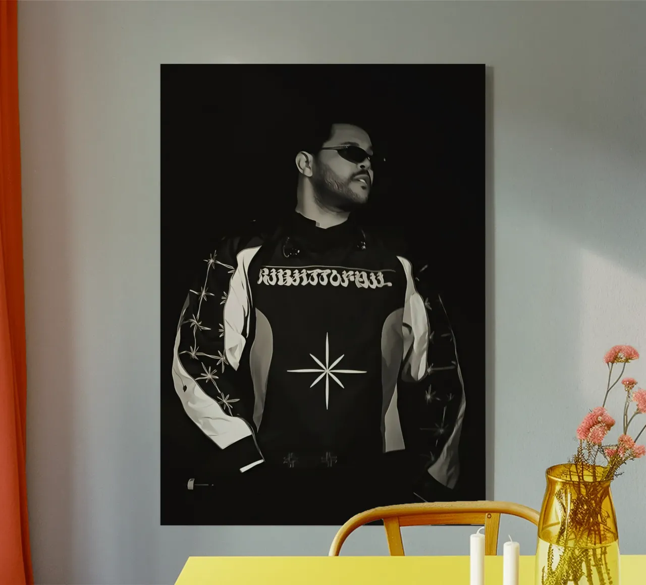 The Weeknd BW plexiglass da Music Vibes