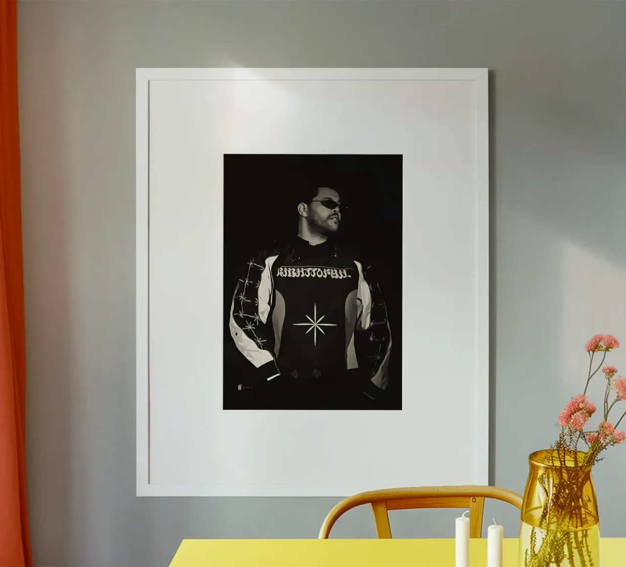 The Weeknd BW poster da Music Vibes