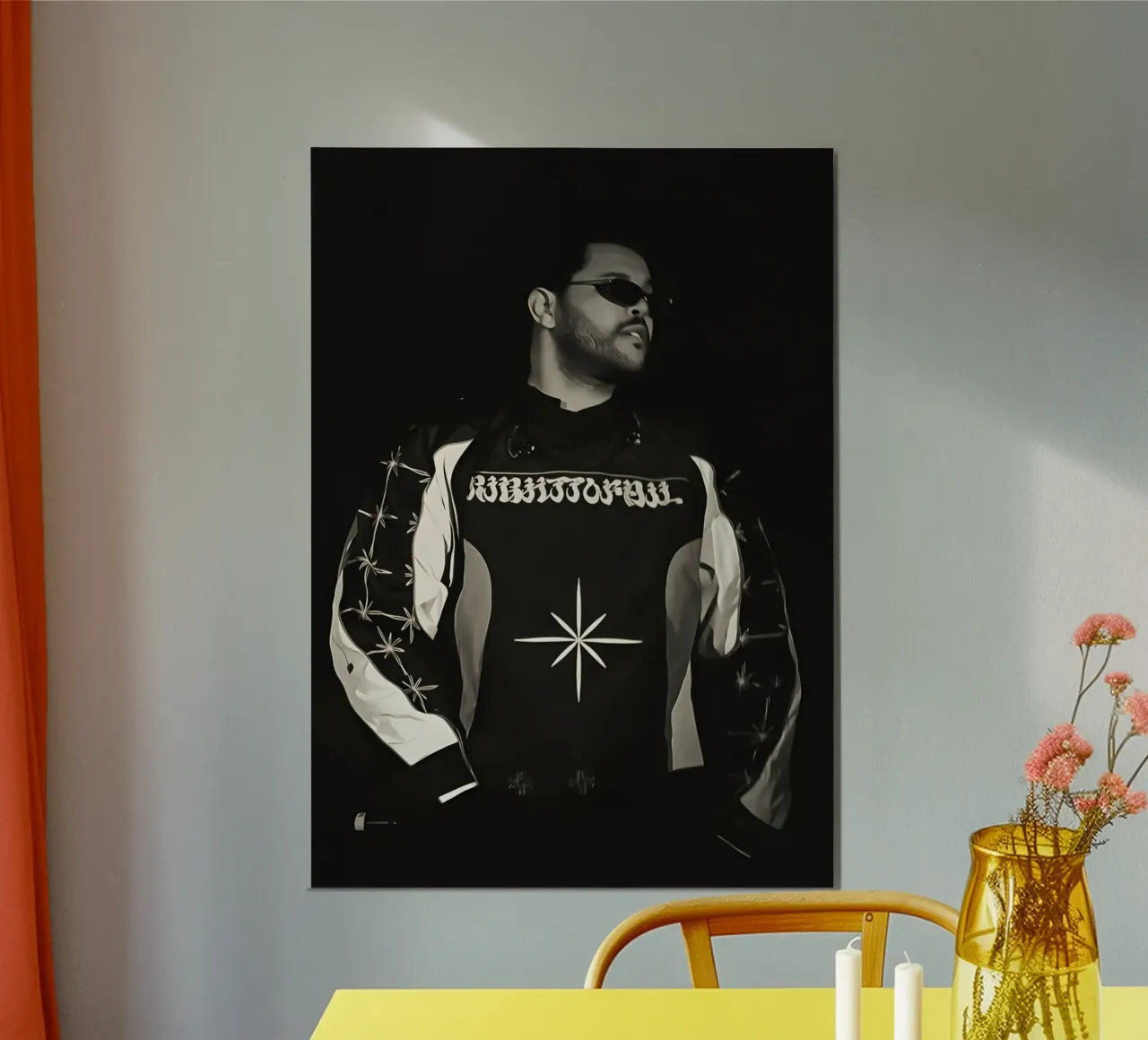 The Weeknd BW poster da Music Vibes