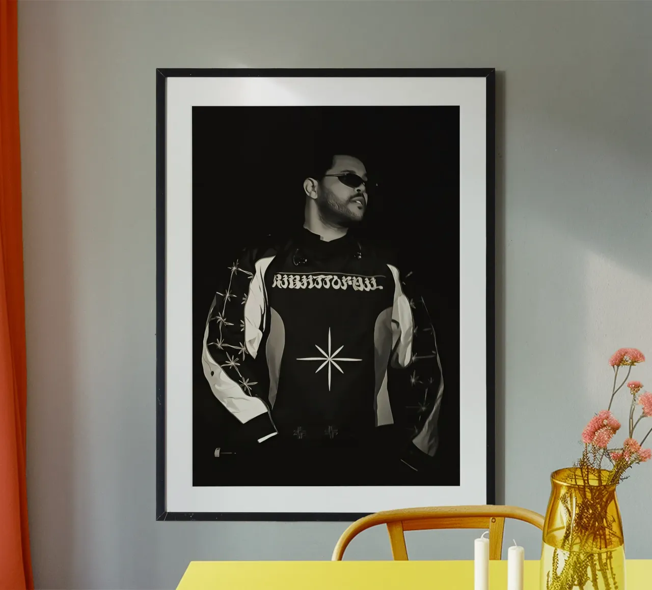 The Weeknd BW poster da Music Vibes