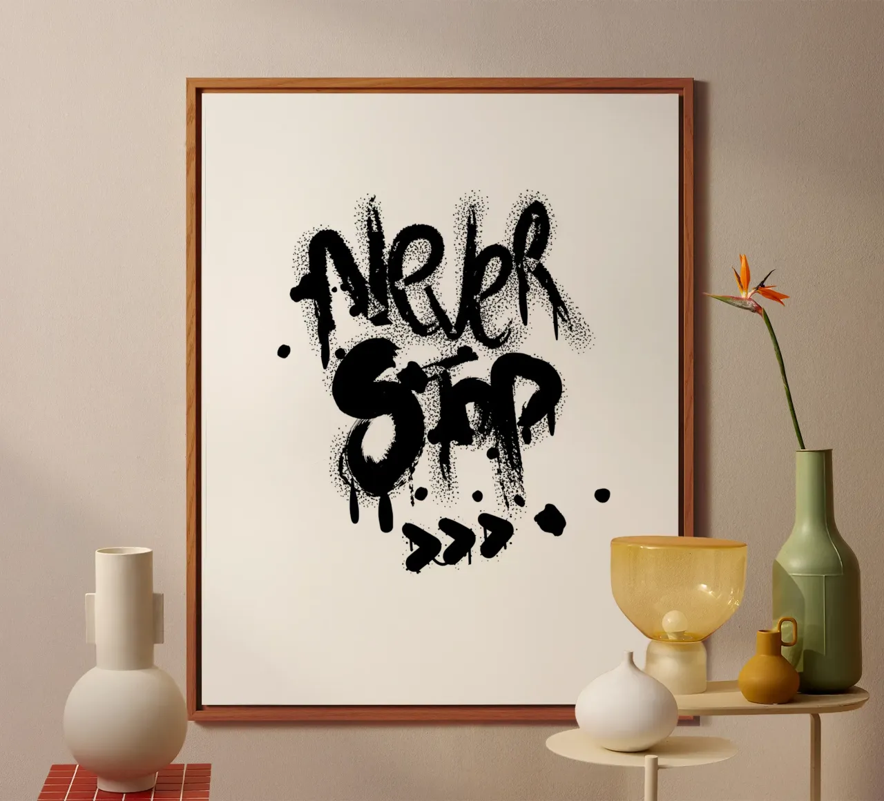 NEVER STOP alluminio dibond da BAWA