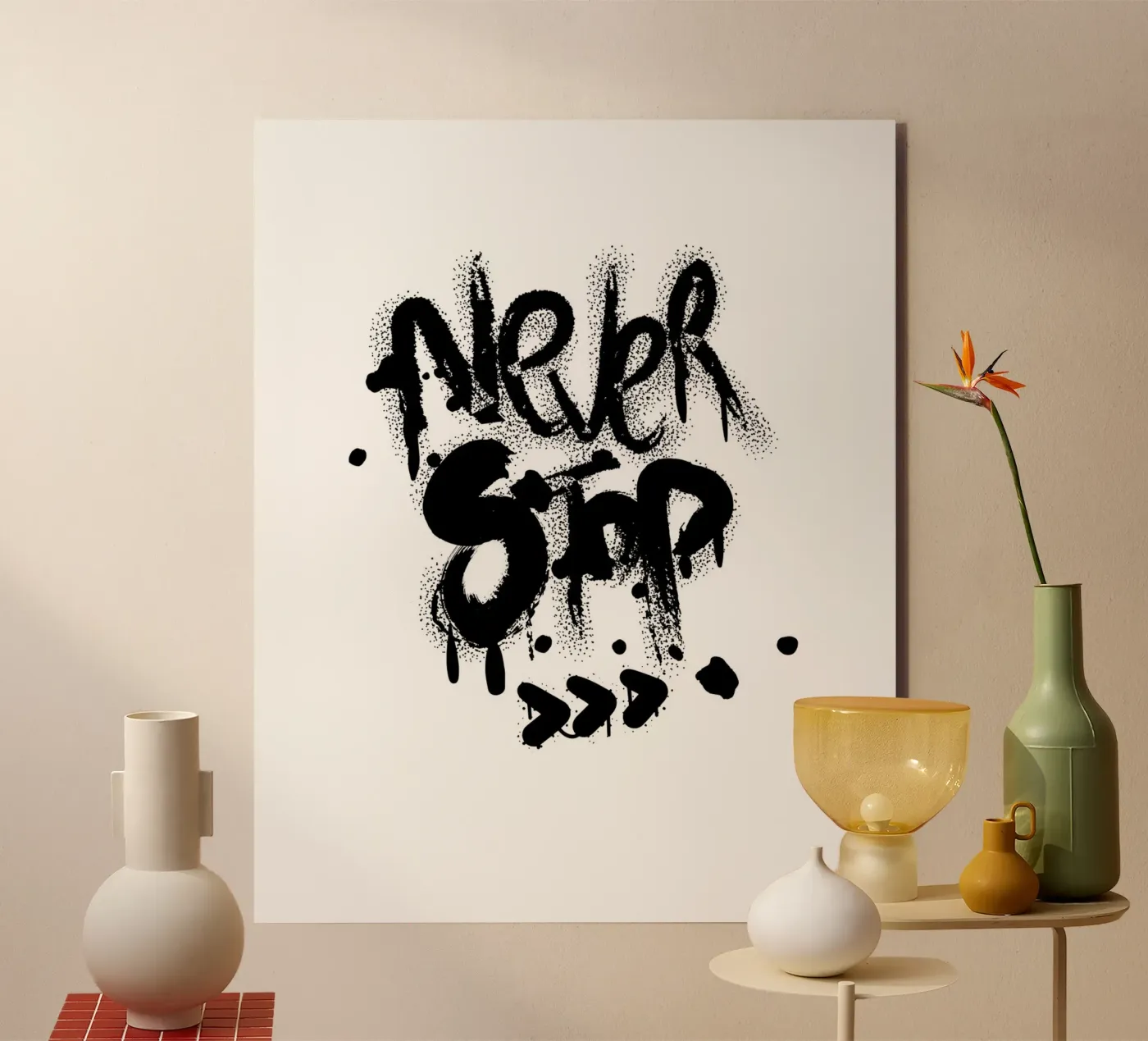 NEVER STOP alluminio dibond da BAWA