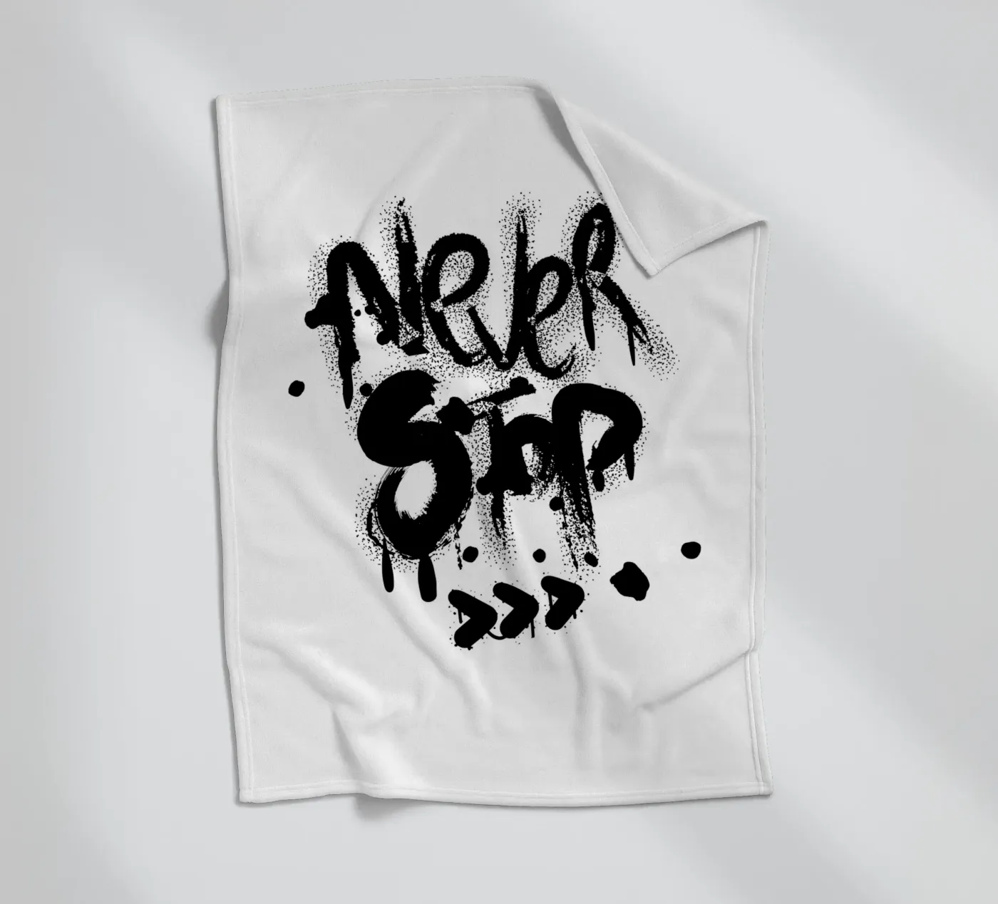 NEVER STOP fleecedeken van BAWA