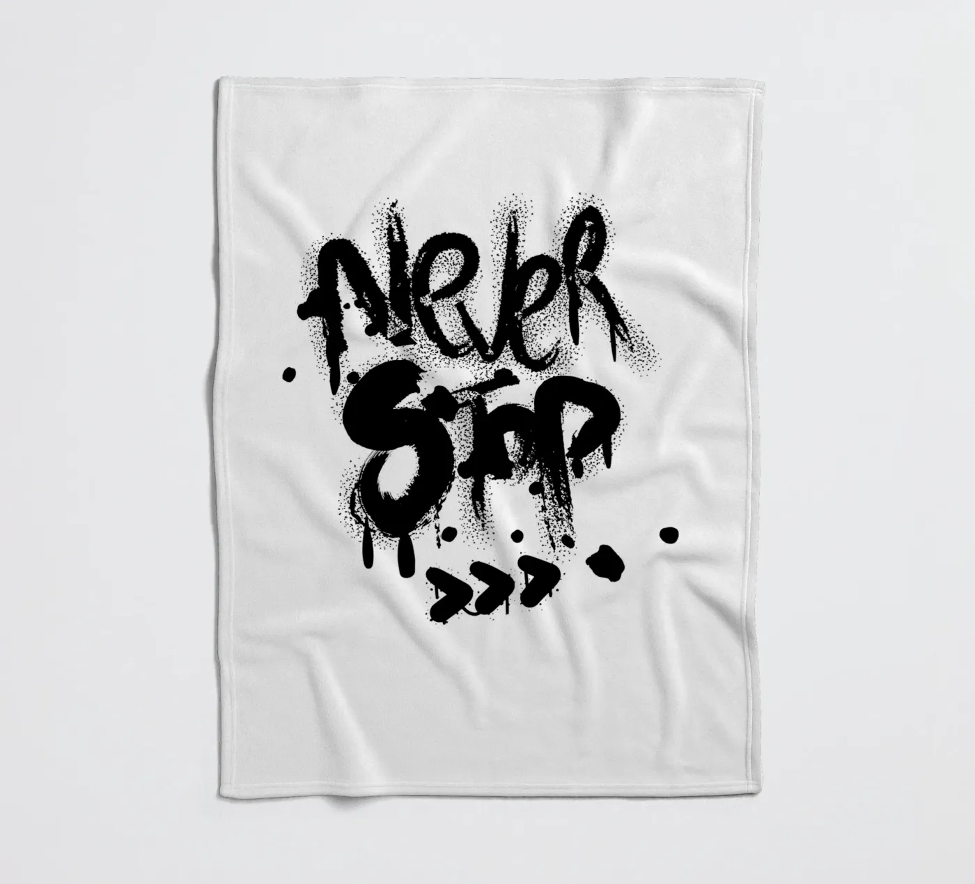 NEVER STOP fleecedeken van BAWA