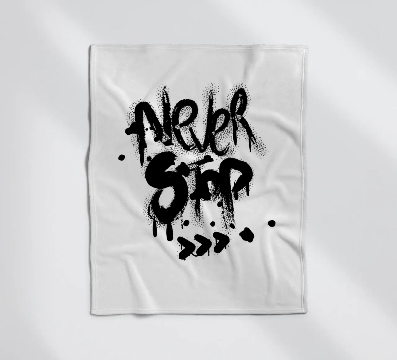 NEVER STOP Fleecedecke von BAWA