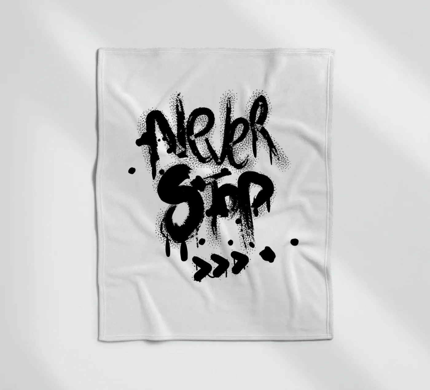 NEVER STOP fleecedeken van BAWA