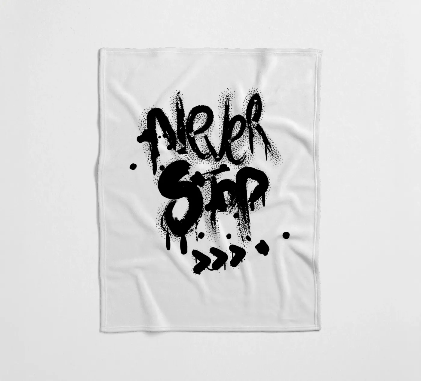 NEVER STOP fleecedeken van BAWA