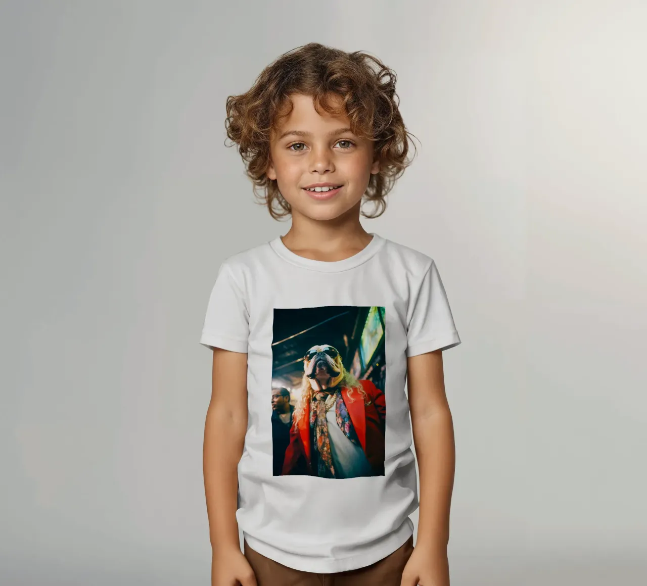 Vinnie t-shirt bambini da Affiches Chien Originales – Dogland