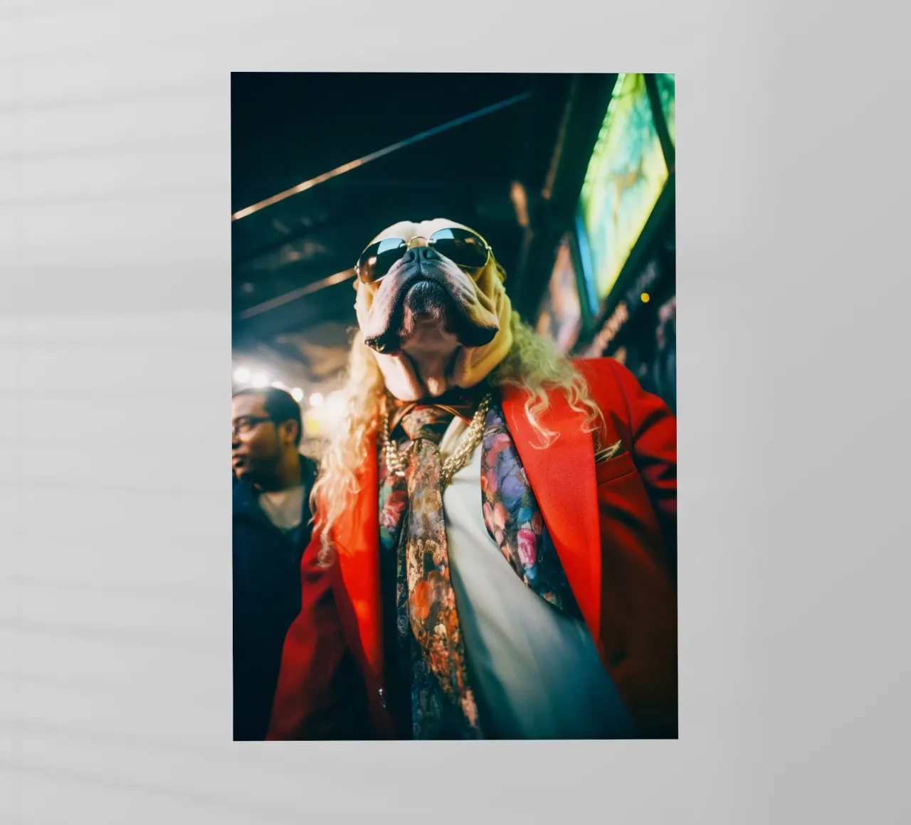 Vinnie pellicola backlit da Affiches Chien Originales – Dogland