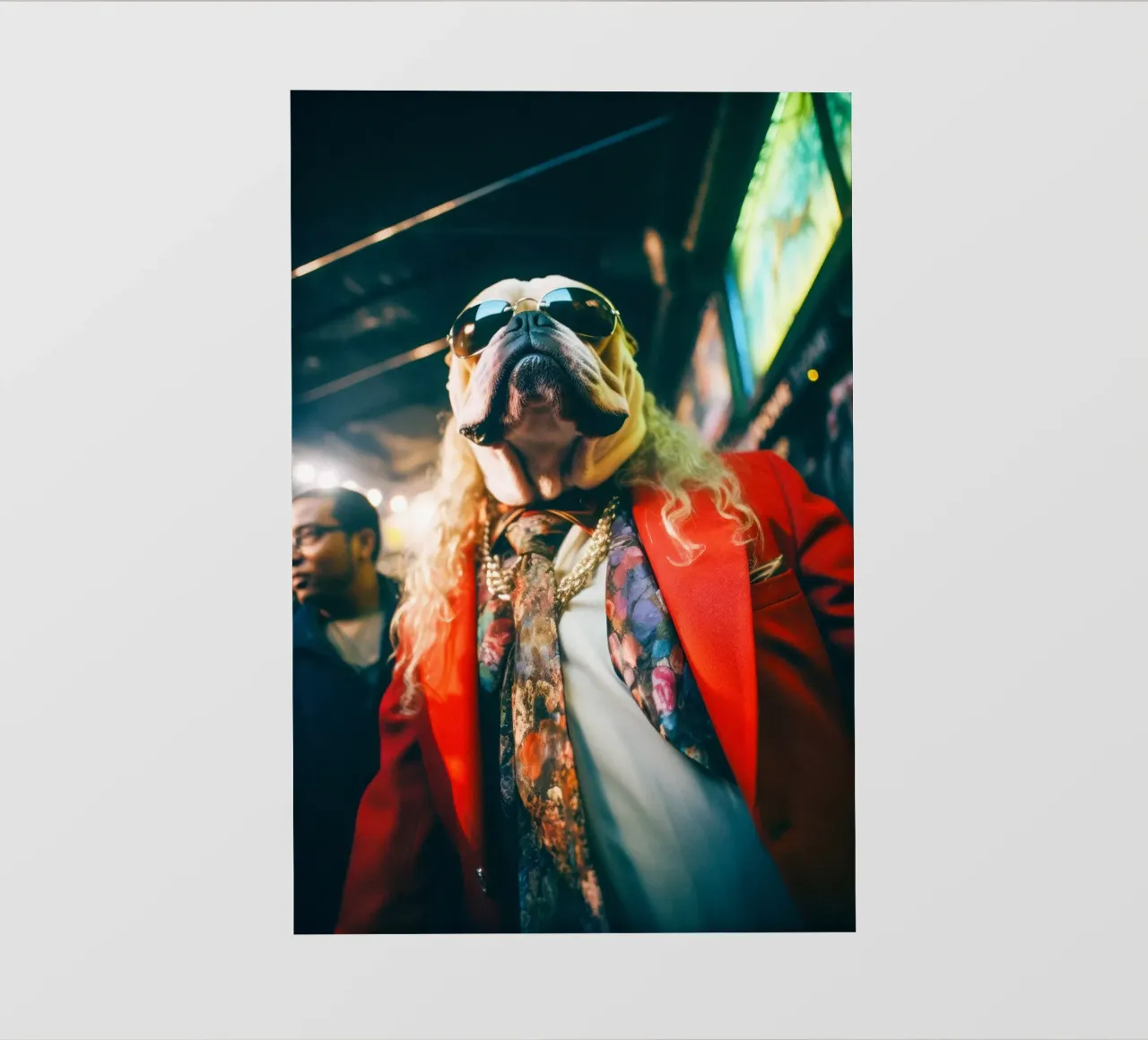 Vinnie pellicola backlit da Affiches Chien Originales – Dogland