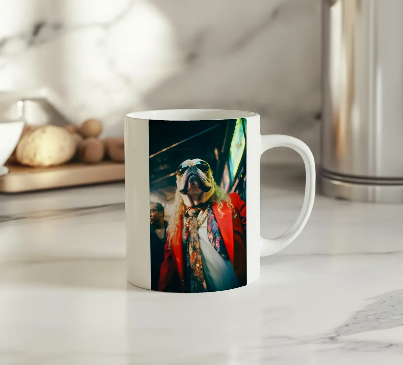 Vinnie ceramic mug by Affiches Chien Originales – Dogland