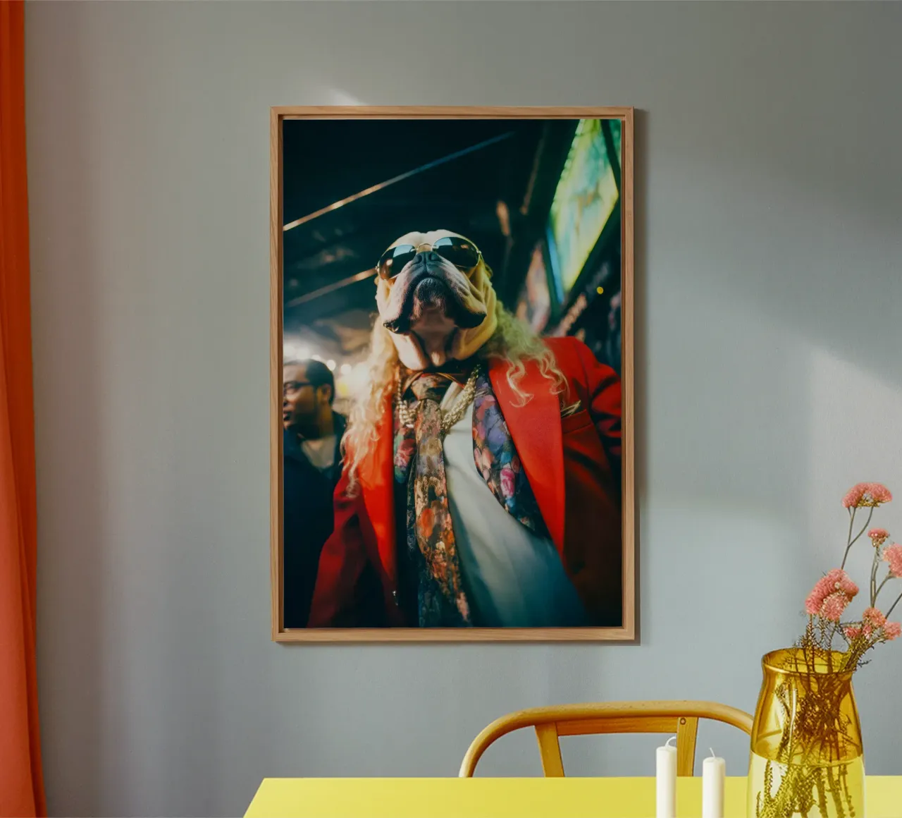 Vinnie alluminio dibond da Affiches Chien Originales – Dogland