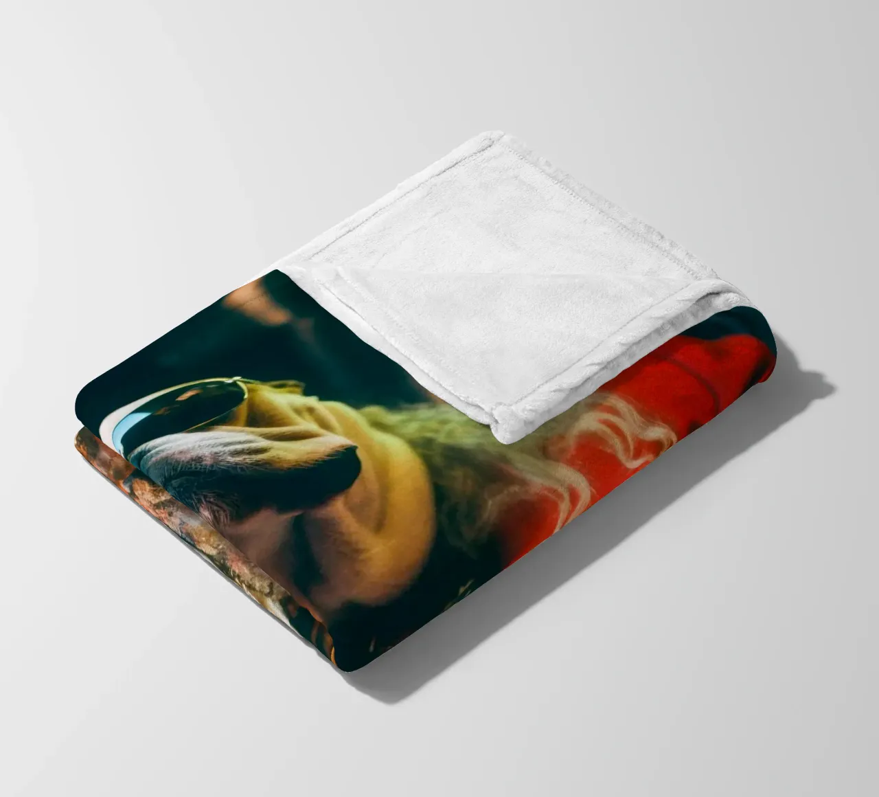 Vinnie Fleecedecke von Affiches Chien Originales – Dogland