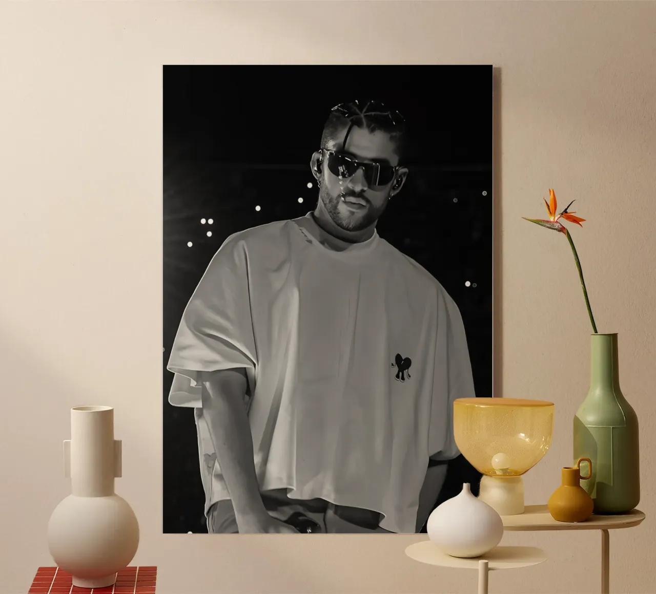 Bad Bunny plexiglass da Music Vibes