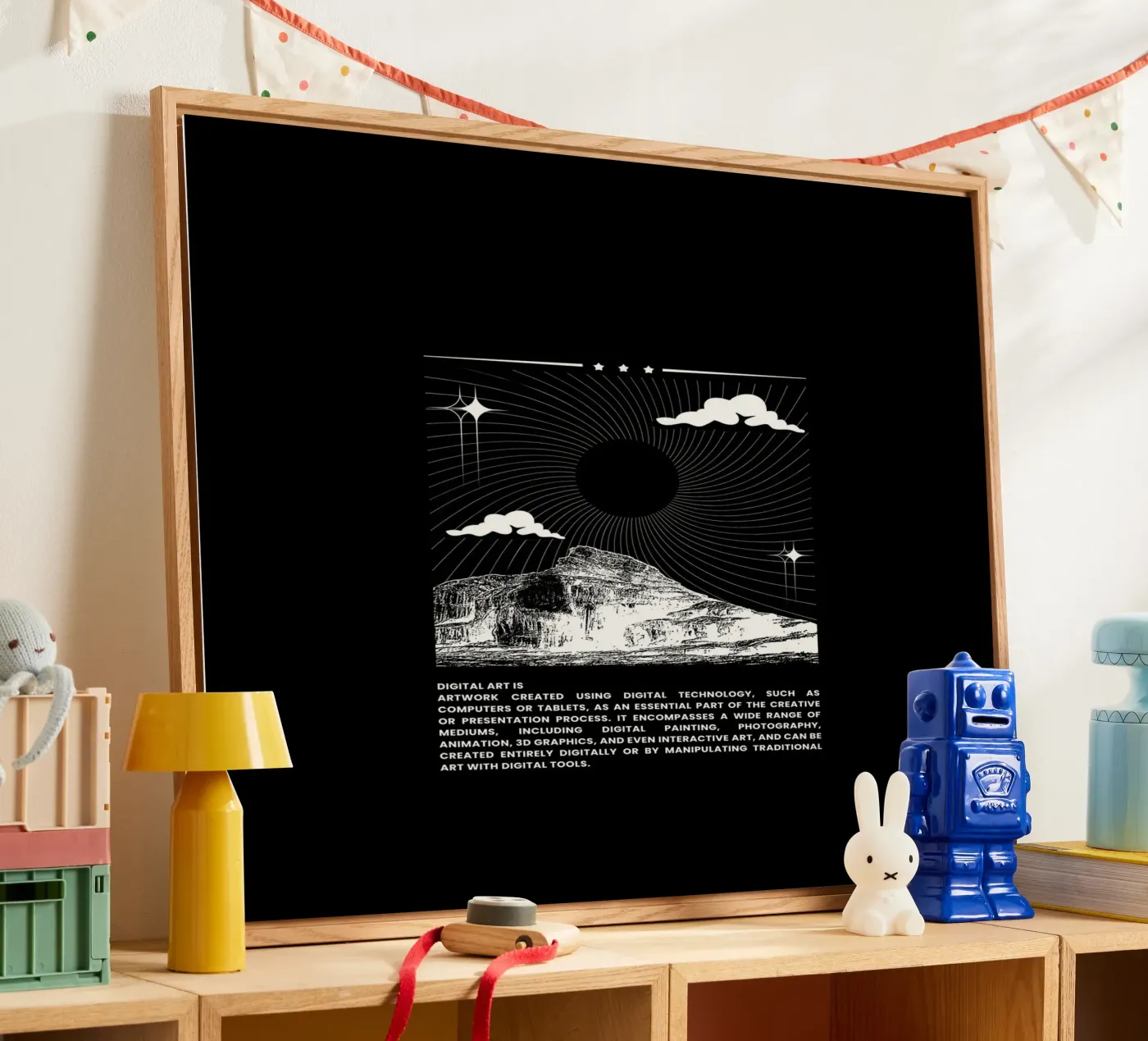 DIGITAL ART acryl van BAWA