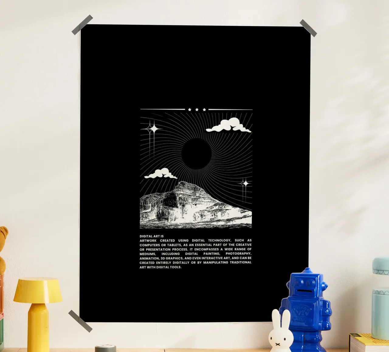 DIGITAL ART poster da BAWA