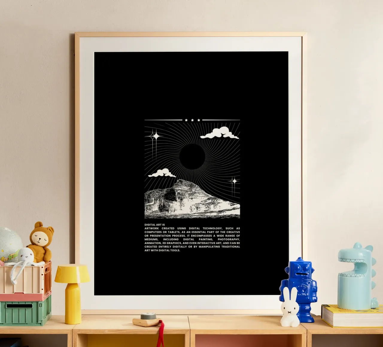 DIGITAL ART poster da BAWA