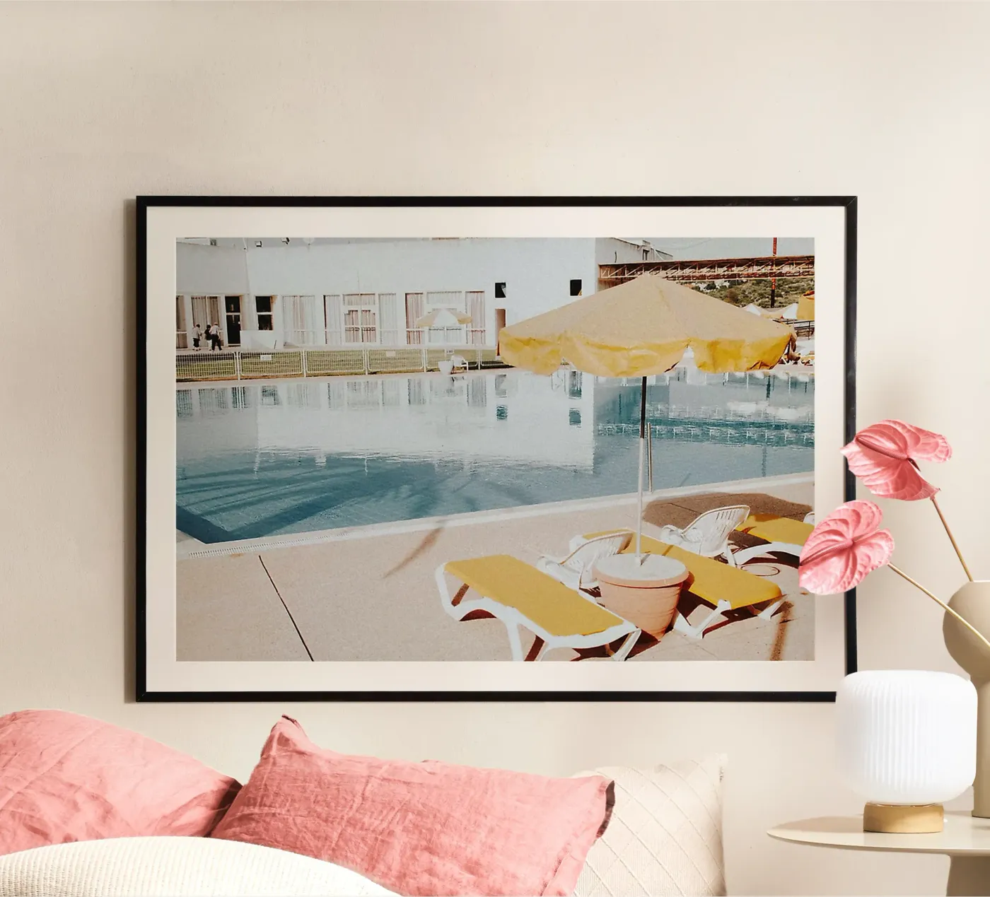 Vintage Summer Poolside poster da Paige Mills