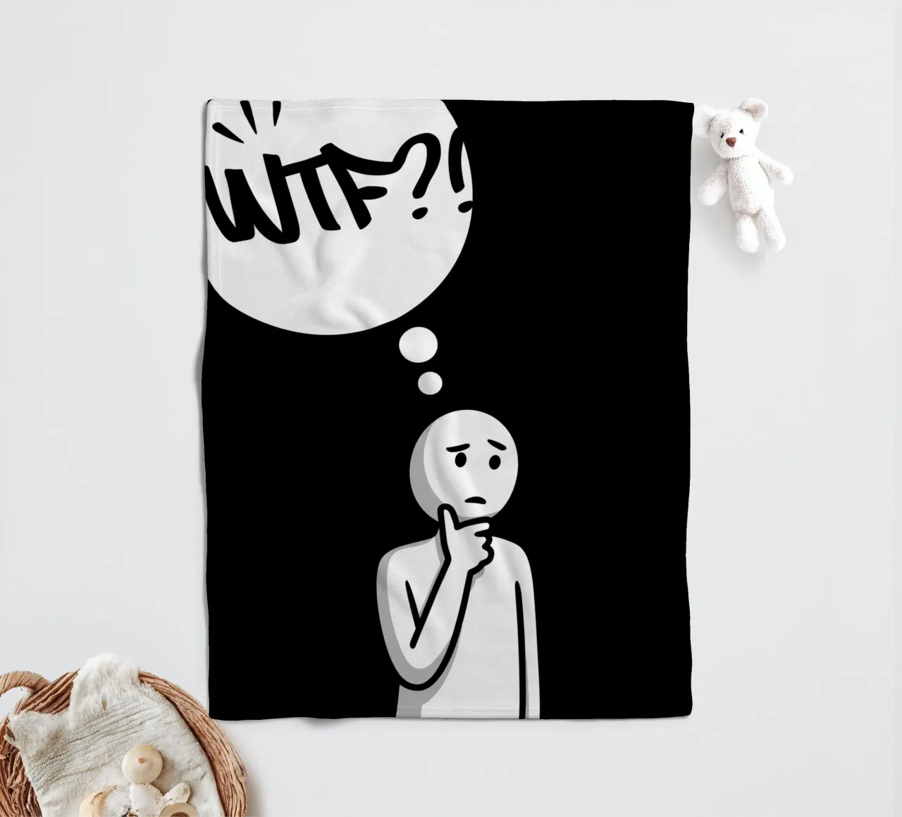 WTF?! coperta in pile da BAWA