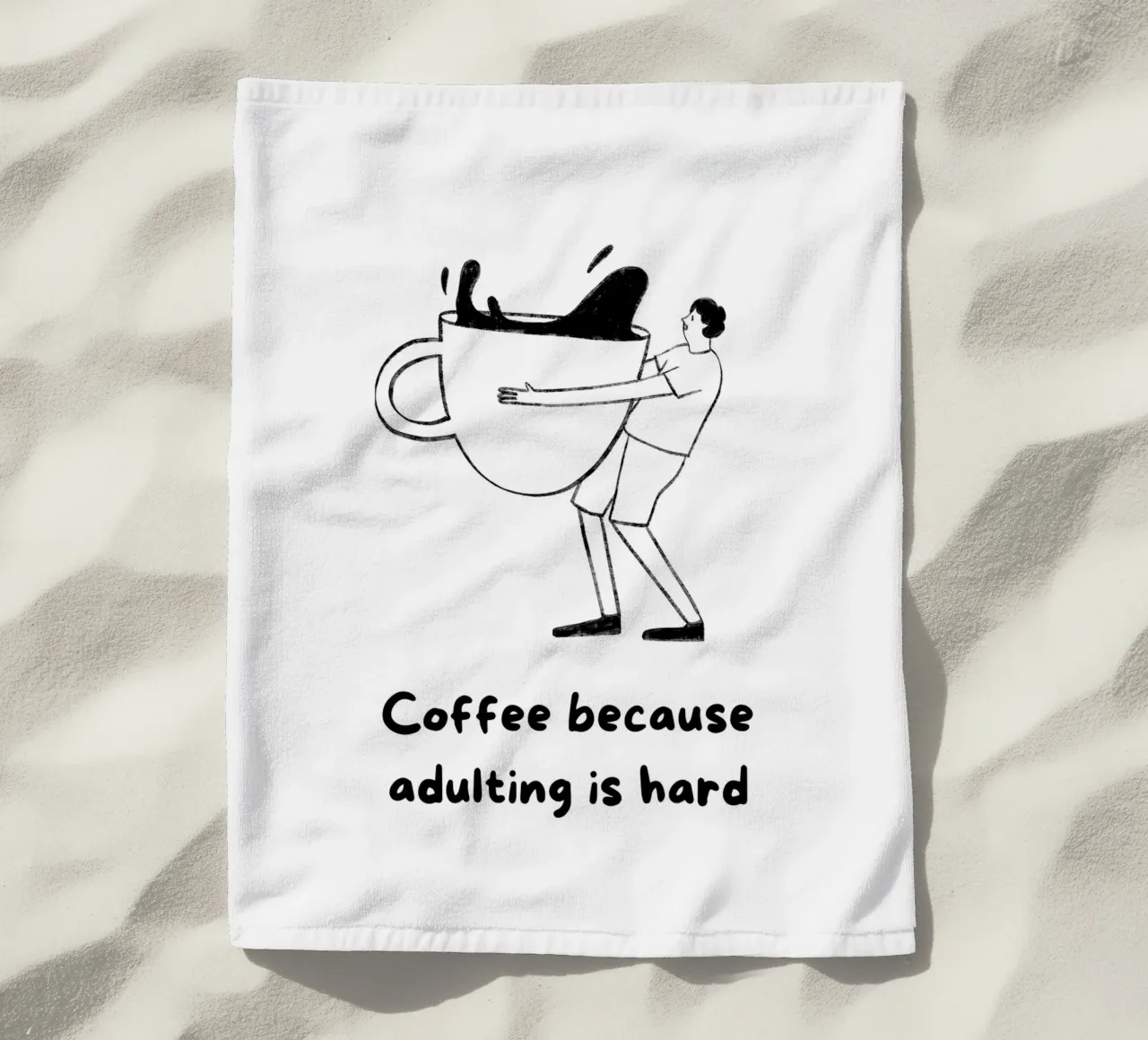 COFFEE BECAUSE telo mare da BAWA