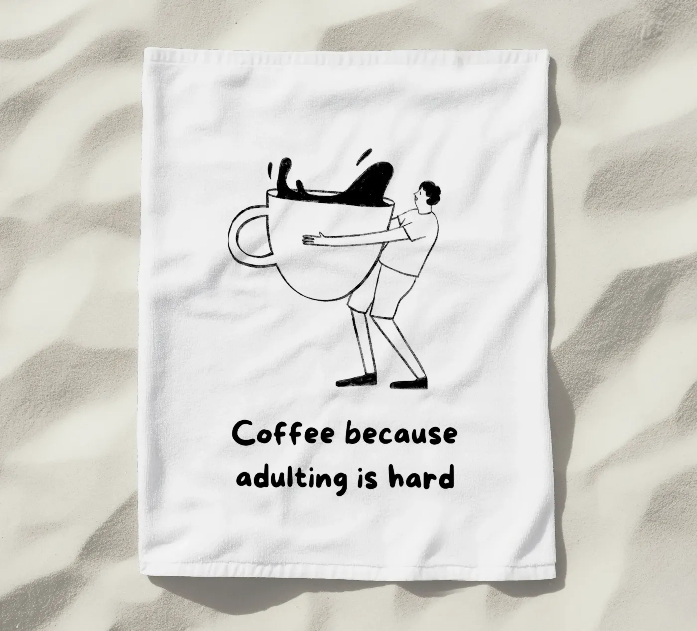COFFEE BECAUSE telo mare da BAWA