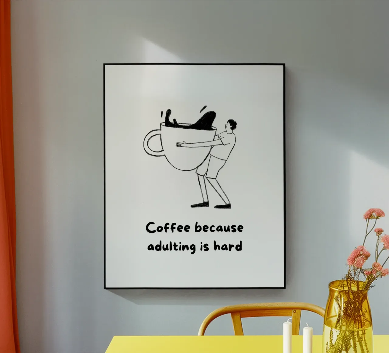 COFFEE BECAUSE plexiglass da BAWA