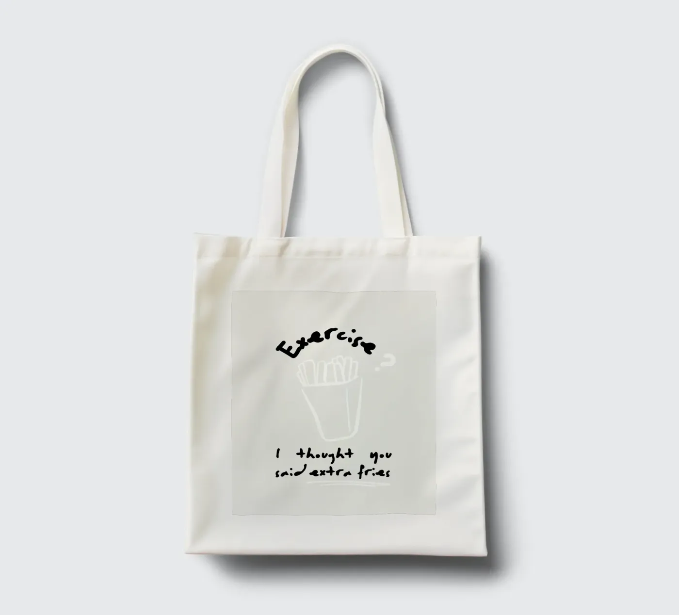 EXERCISE tote bag by BAWA