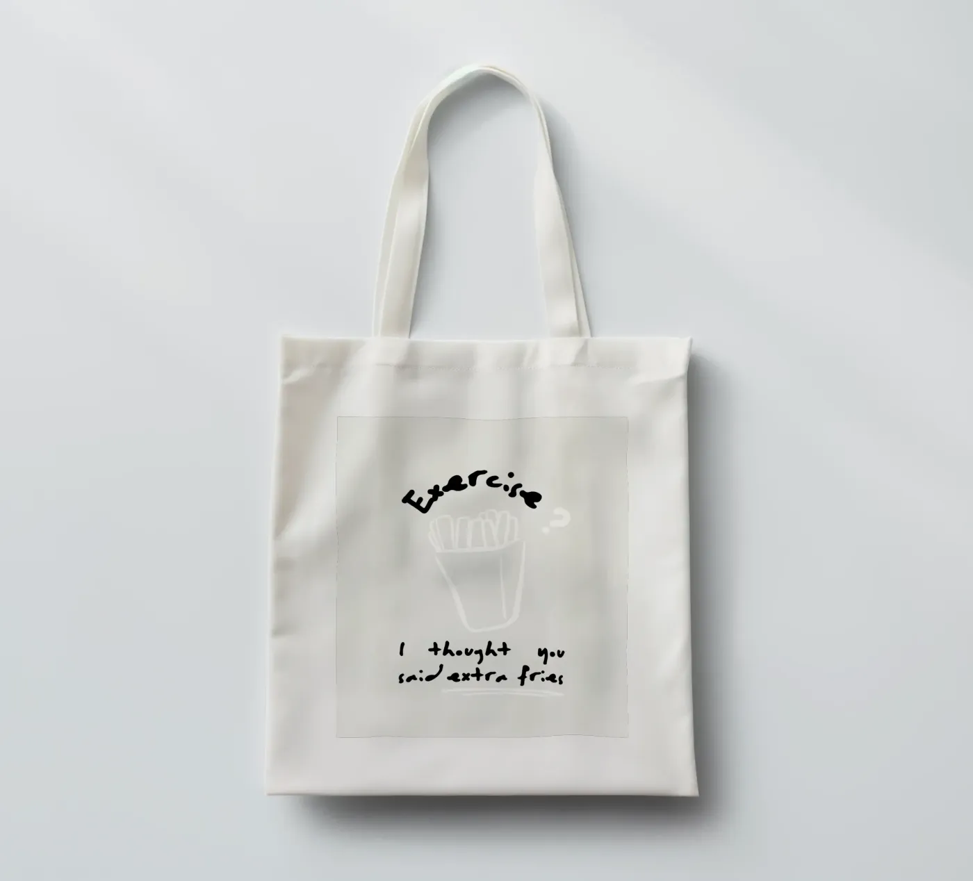 EXERCISE tote bag by BAWA