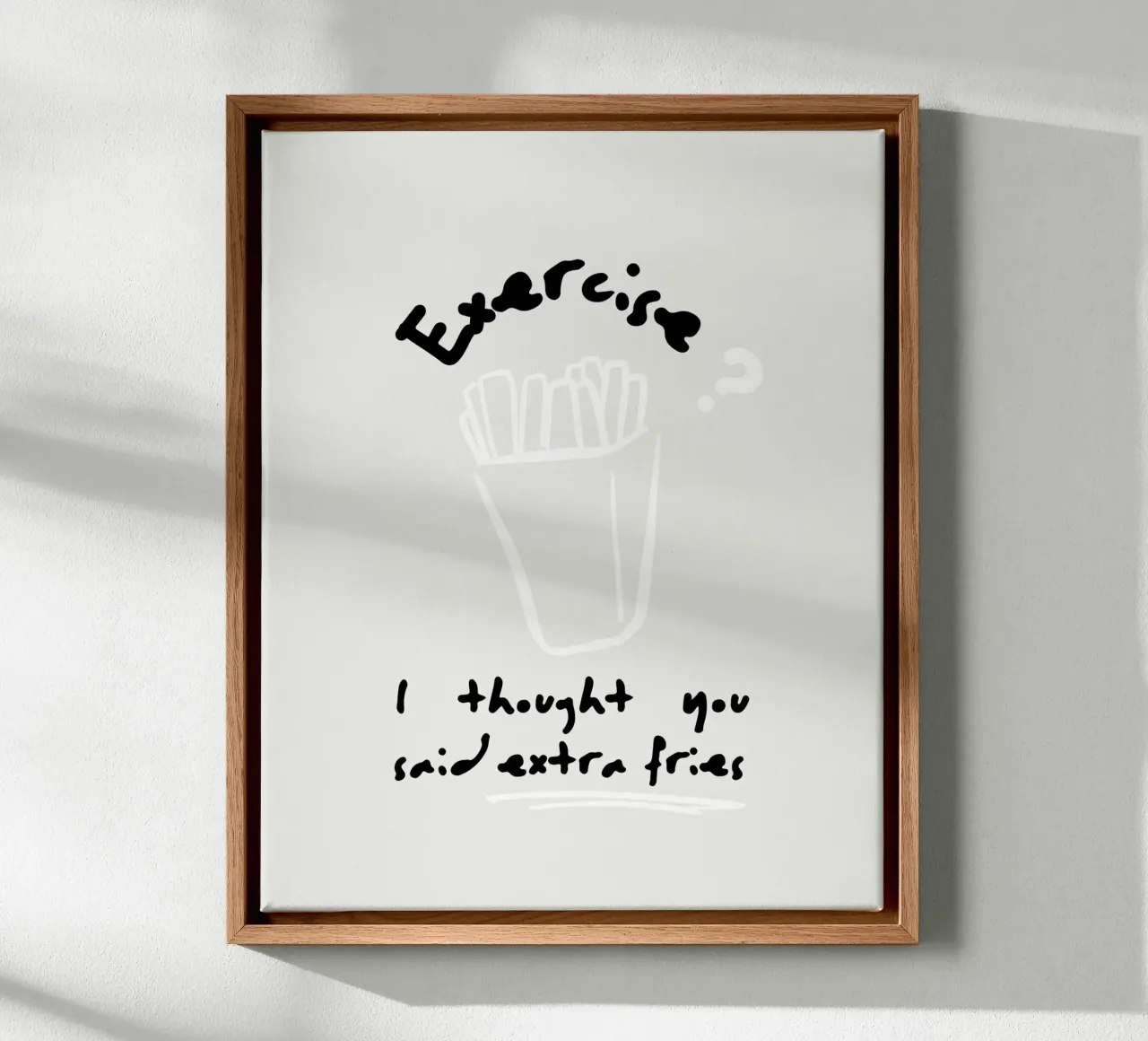 EXERCISE canvas van BAWA