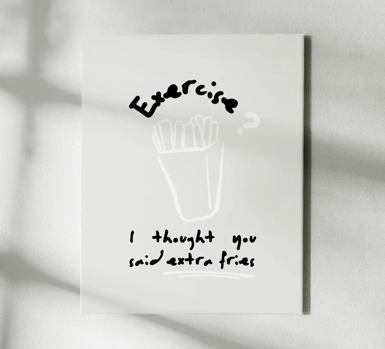 EXERCISE canvas van BAWA