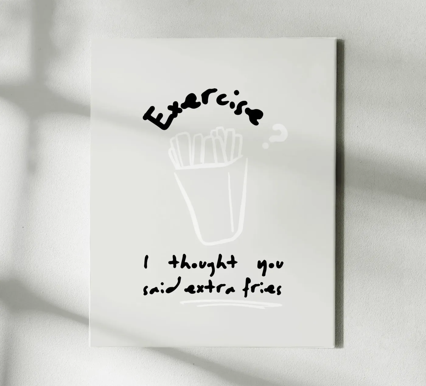 EXERCISE canvas by BAWA