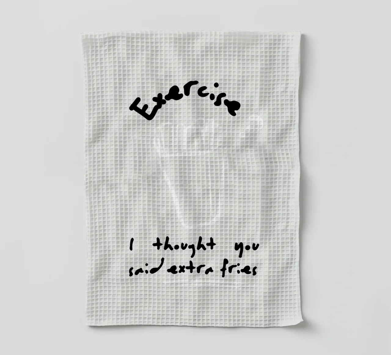 EXERCISE canovaccio da cucina da BAWA