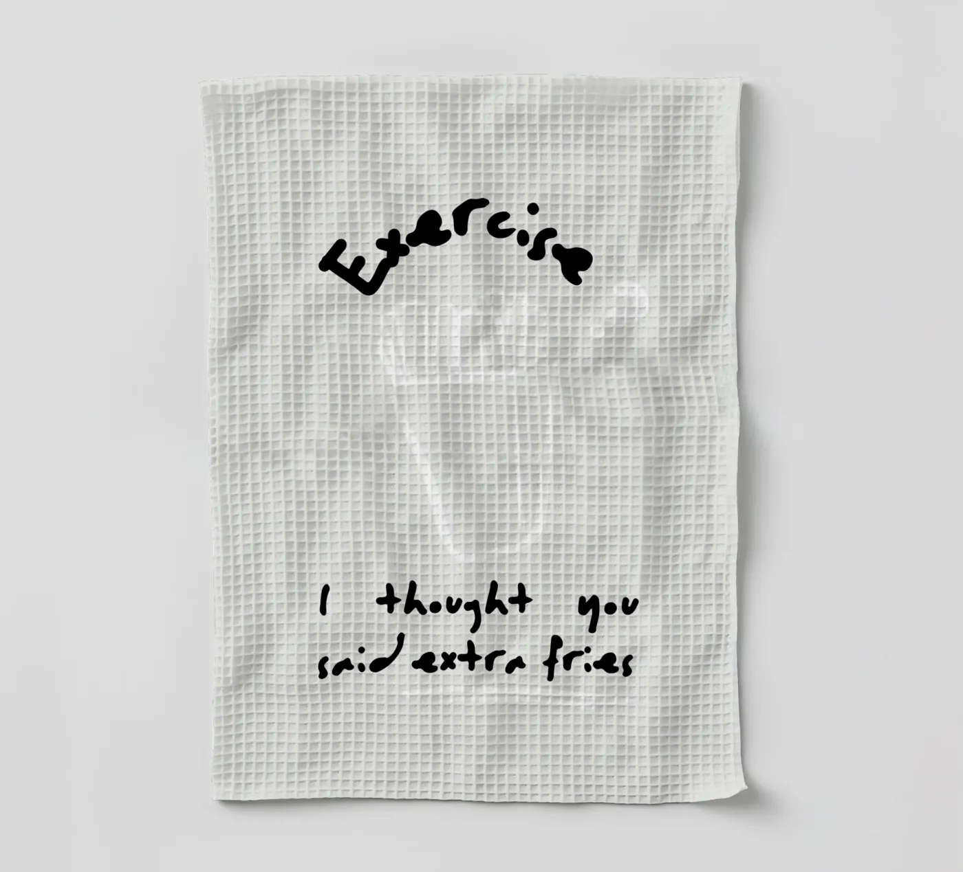 EXERCISE canovaccio da cucina da BAWA