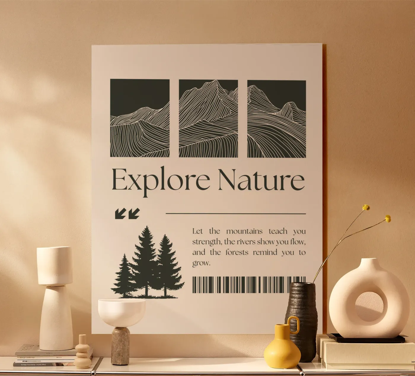 EXPLORE NATURE plexiglass da BAWA