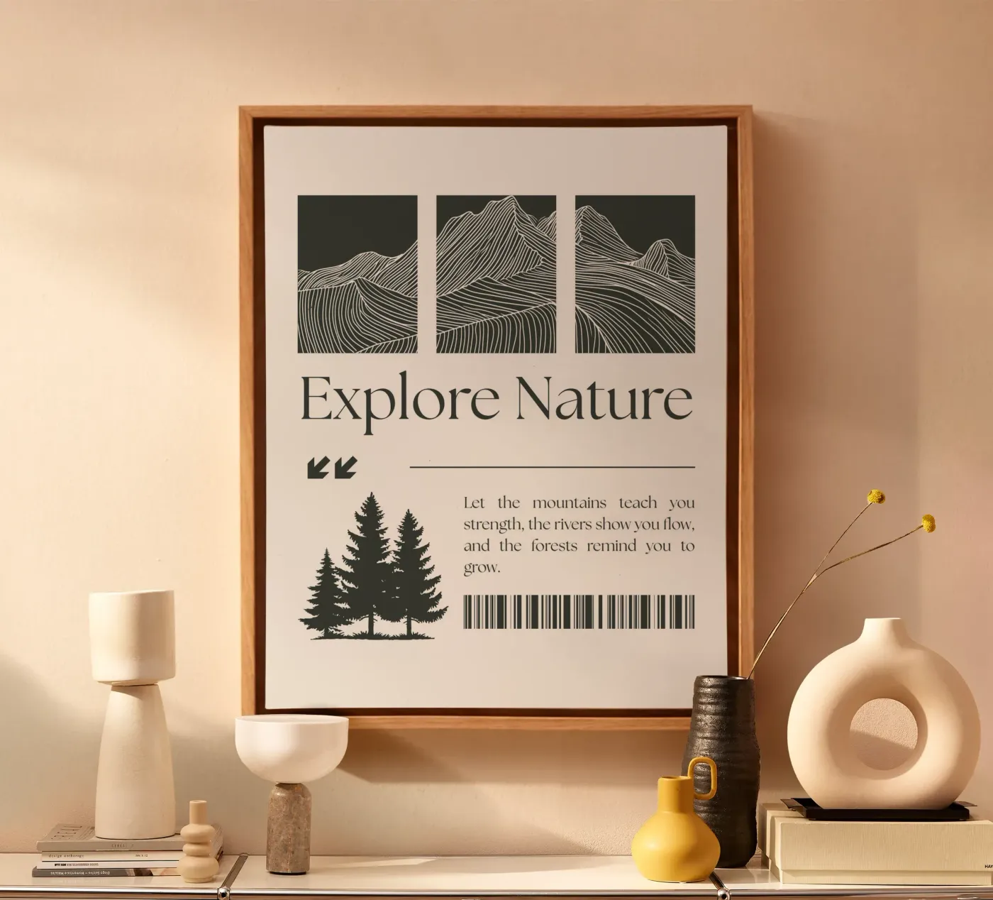 EXPLORE NATURE tela da BAWA