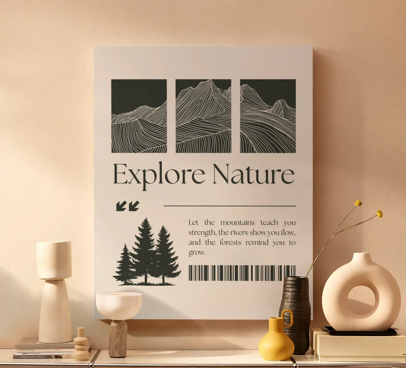 EXPLORE NATURE tela da BAWA