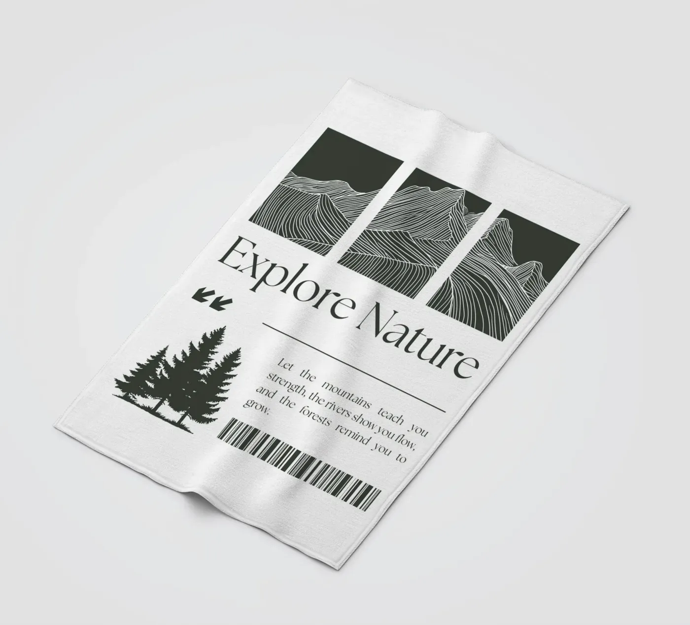 EXPLORE NATURE fleecedeken van BAWA