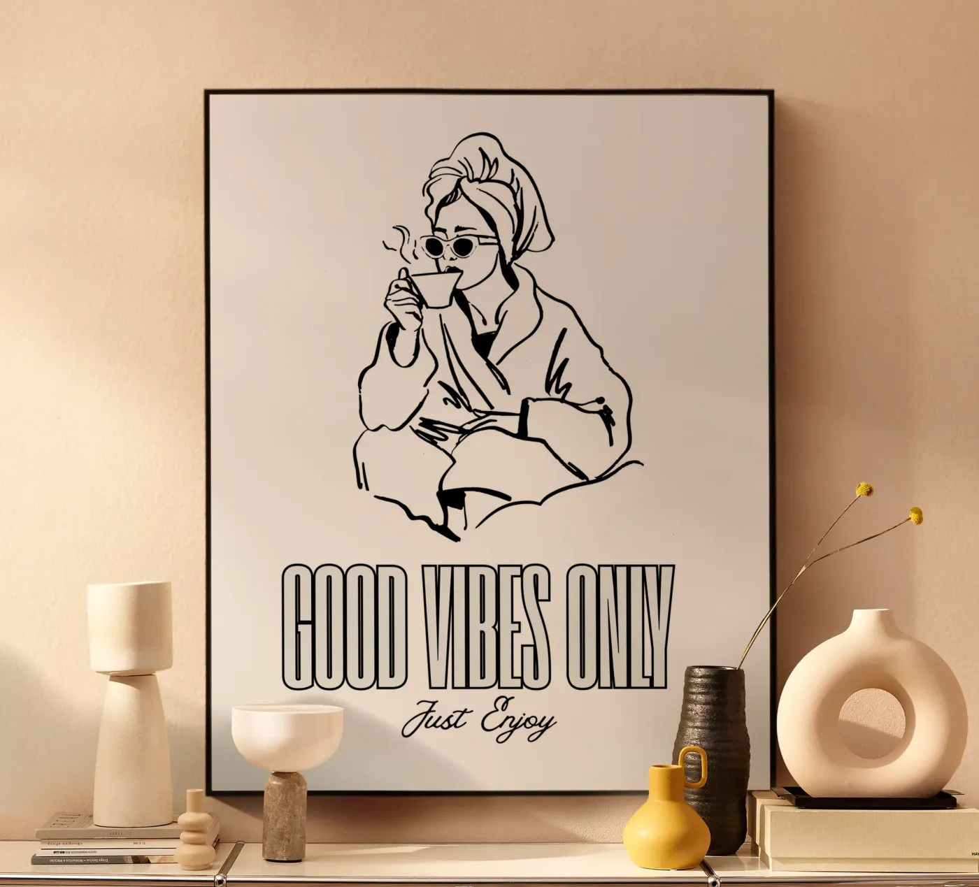 JUST ENJOY acryl van BAWA